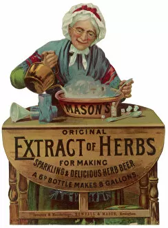 Alcoholic Collection: Advert / Masons Herb / Beer