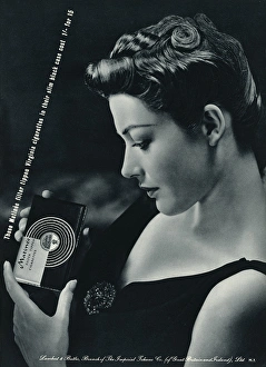 Images Dated 17th October 2017: Advert for Matinee filter cigarettes 1938