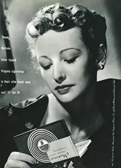 Advert for Matinee filter tipped cigarettes 1939