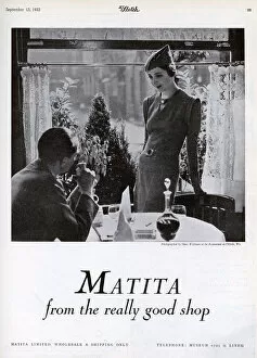 Advertisement for the Matita fashion label