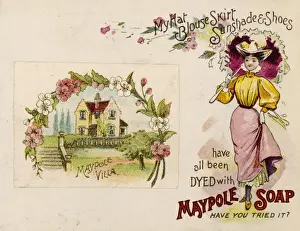 Advert / Maypole Dyes 1890