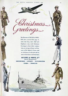 Fellow Prints: Advertisement, McVitie and Price, Christmas Greetings