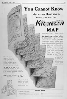 Advert / Michelin Map 1914