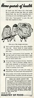 Encouragement Collection: Advert for the Ministry of Food 1942