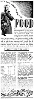 Advert for The Ministry of Food 1942