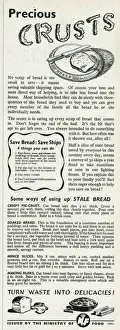 Advert for the Ministry of Food 1943