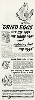 Advert for the Ministry of Food 1943