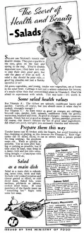 Advert for the Ministry of Food 1943