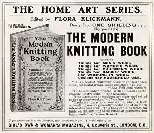 Images Dated 5th September 2018: Advert for The Modern Knitting Book