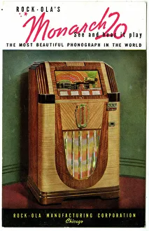 Phonograph Prints: Advert, Monarch 20 jukebox