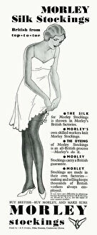 Slip Gallery: Advert for Morley silk stockings 1931