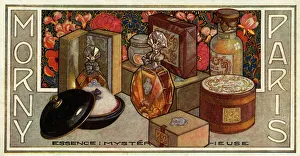 Images Dated 17th February 2016: Advertisement, Morny Paris perfume