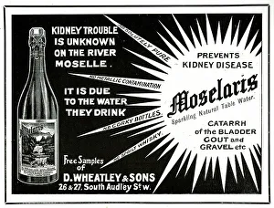 Advert, Moselaris sparkling natural table water