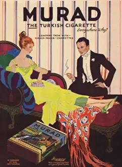 Advert for Murad Turkish cigarettes, 1916