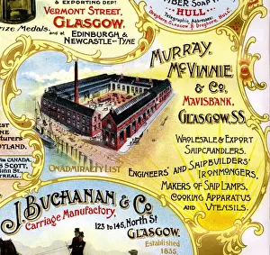 Apparatus Prints: Advert, Murray, McVinnie & Co, Ironmongers, Glasgow