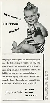 Advert for National Savings Certificates 1946