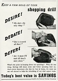 Advert for the National Savings Committee 1947