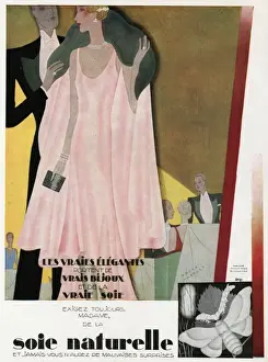 Advertisement for natural silk