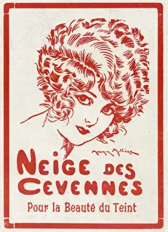 Advert for Neige des Cevennes, cosmetics 1928