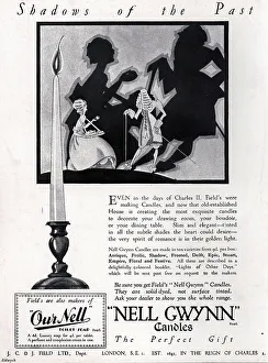 Established Collection: Advertisement for Nell Gwynn Candles