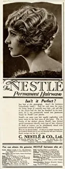 Styling Prints: Advert for Nestle permanent hairwave 1922