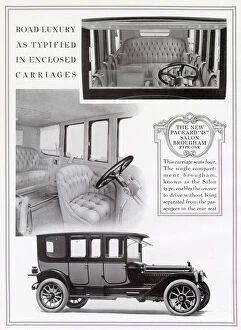 Images Dated 18th June 2021: Advertisement for the new Pack '48'Salon Brougham, motor car able to seat four