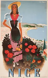 Welcoming Prints: Advertisement for Nice, South of France