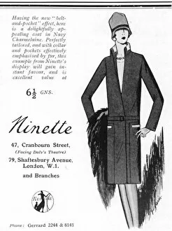 Images Dated 23rd September 2014: Advert for Ninette, 1927