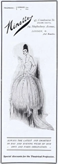 Images Dated 26th August 2011: Advert for Ninette couture (London) 1920s
