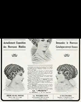Advert for Noirat, hair and beauty 1912