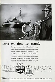 Goodbye Prints: Advert for Nord Lloyd