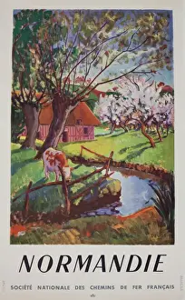 Blossom Prints: Advertisement for Normandy, France