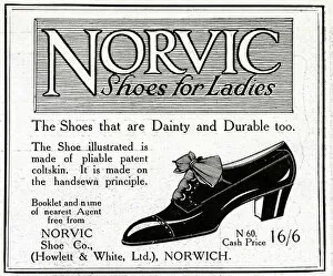 Dainty Gallery: Advertisement for Norvic shoes for ladies