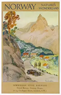 Natures Prints: Advert / Norway by Rail