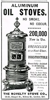 Images Dated 31st May 2019: Advert for Novelty Stoves Co. 1899
