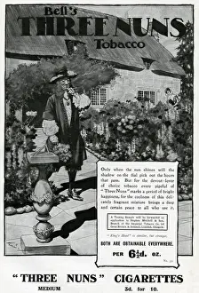 Sundial Prints: Advertisement for Three Nuns tobacco