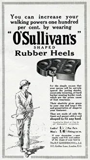 Heel Prints: Advertisement for O Sullivans shaped rubber heels