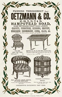 Easy Gallery: Advert for Oetzmann & Co. Victorian furniture 1880s