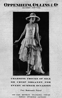 Advert for Oppenheim Collins & Co New York - charming frocks Date: 1928