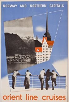 Images Dated 10th November 2016: Advertisement for Orient Line Cruises
