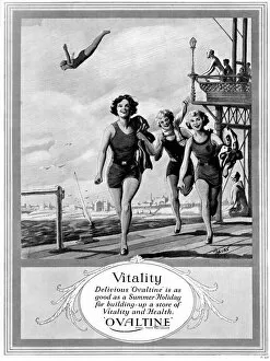 Images Dated 3rd October 2014: Advert for Ovaltine, 1927