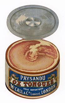 Adverts Gallery: Advert / Ox Tongue 1890S