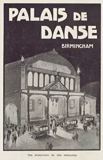 1921 Collection: Advert for the Palais de Danse, Birmingham, 1921
