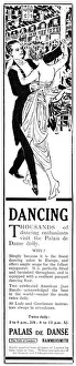 Advertisement for the Palais de Danse, Hammersmith, 1919 Advertisement for the Palais de Danse, Hammersmith, 1919