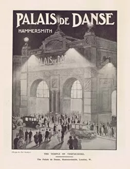 Images Dated 19th July 2016: Advert for Palais de Danse, Hammersmith, London, 1921