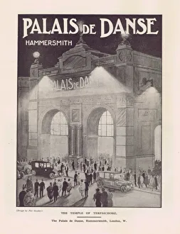 1921 Collection: Advert for Palais de Danse, Hammersmith, London, 1921