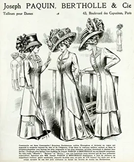 Paquin Prints: Advert for Paquin womens clothing 1909