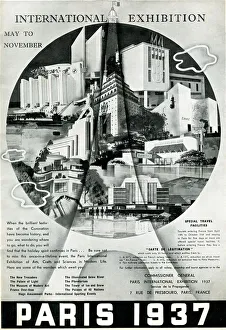 Advert, Paris International Exhibition, Worlds Fair