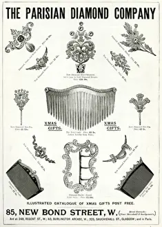 Advert for Parisian Diamond Company 1896