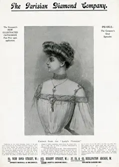 Choker Prints: Advert for Parisian Diamond Company 1904
